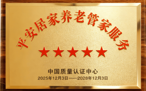 全国首个！中国平安旗下居家养老管家服务获“五星级评价”